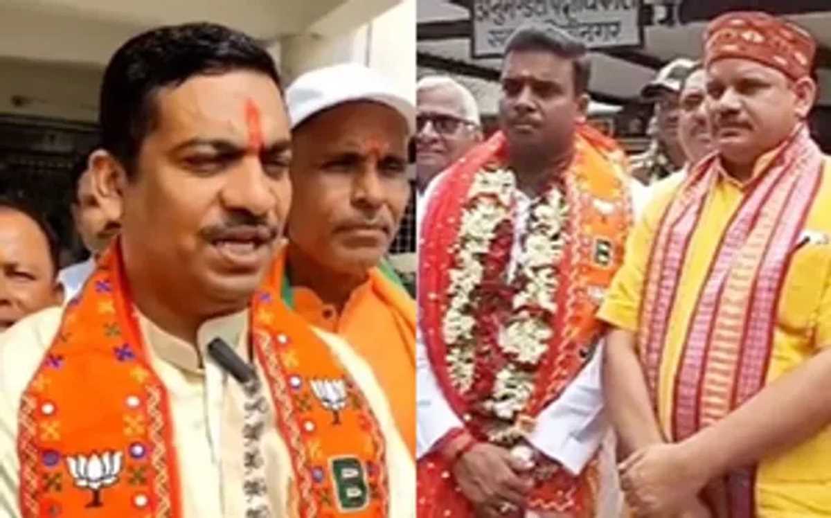 झारखंड : डाल्टनगंज और भवनाथपुर के भाजपा प्रत्याशी ने किया नामांकन